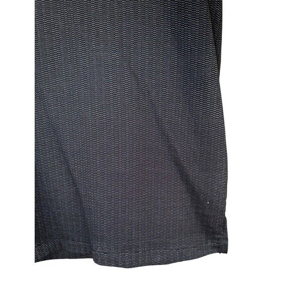 CALVIN KLEIN Men's Polo Shirt Short Sleeve Cotton Blend Textured Size S Black - Picture 5 of 9